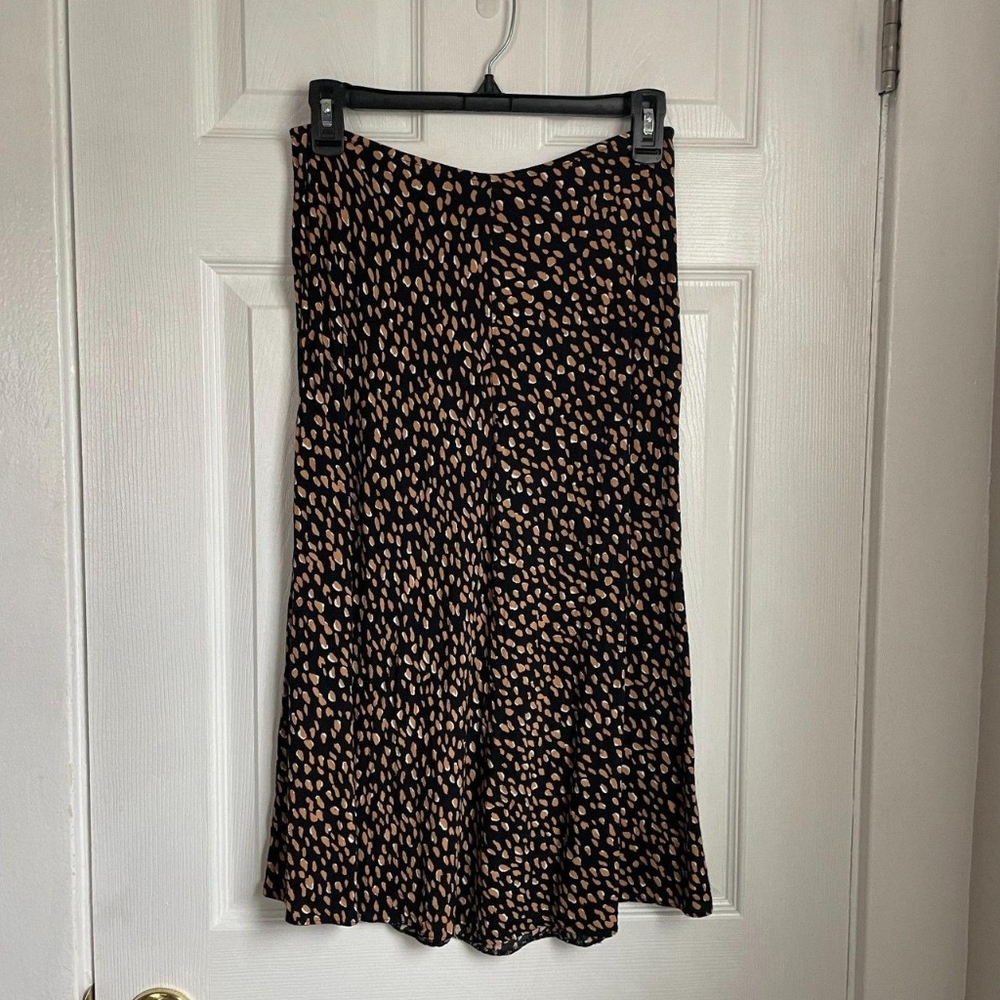 Stylish Black and Tan Women's Skirt